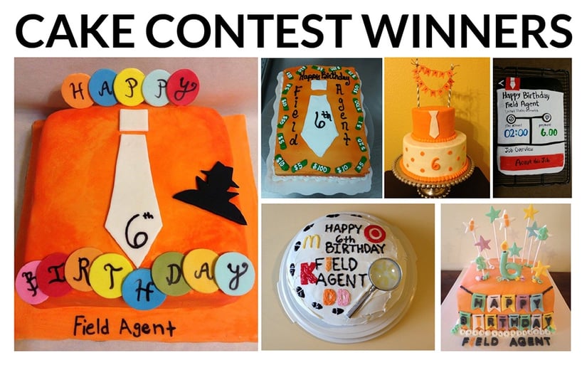 Field Agent's 6th Birthday Cake Contest Winners