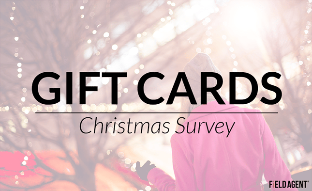 Gift cards - Christmas Survey