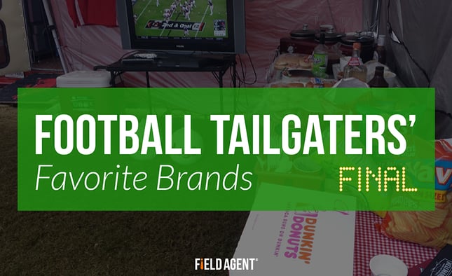 Which food and beverage brands won football tailgaters in 2015?