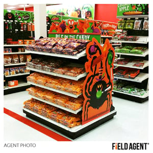 1. Audit in-store displays [AGENT PHOTO] 