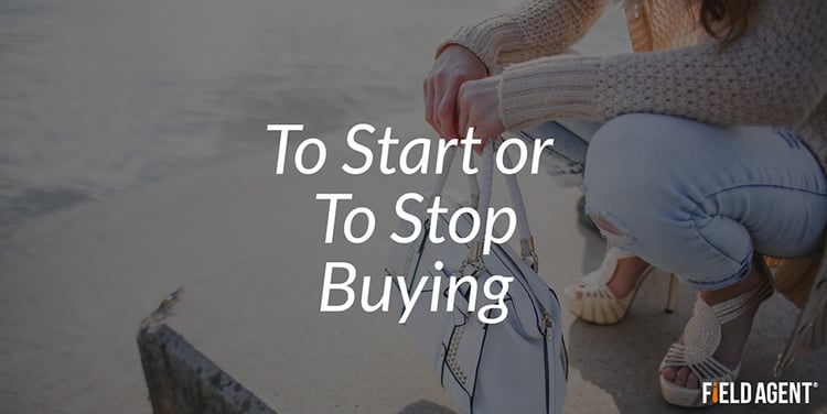 To Start or To Stop Buying 