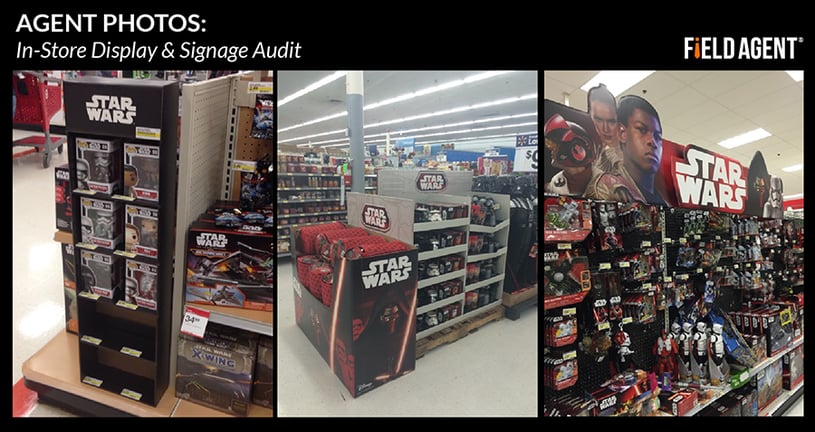 Star Wars In-store display and signage audit