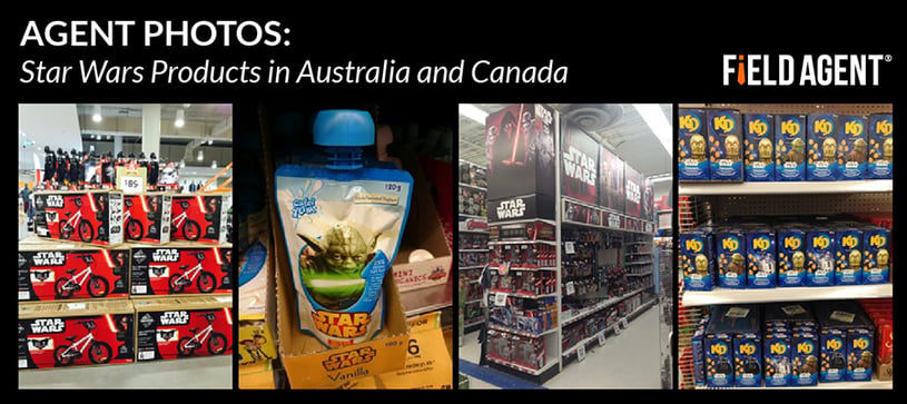 Star Wars Products in Australia and Canada