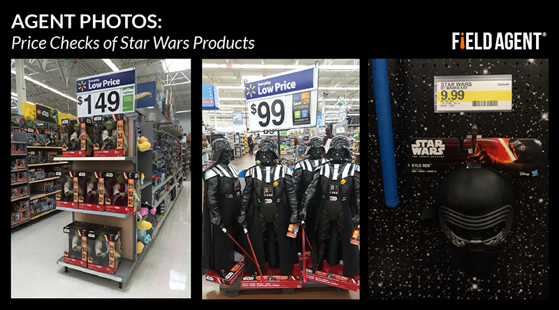 Star Wars price check, agent photos