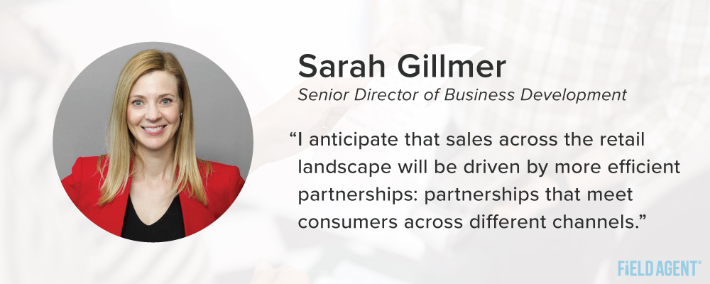 Sarah Gillmer 2021 retail quote