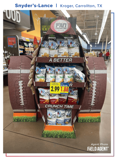 Snyder's-Lance 2021 Super Bowl Display