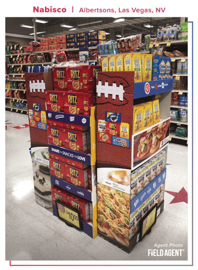 Nabisco 2021 Super Bowl Display