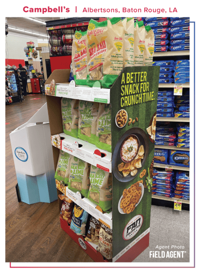 Campbell's 2021 Super Bowl Display