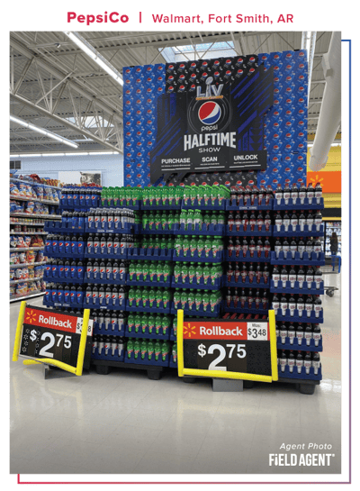 Pepsico 2021 Super Bowl Display