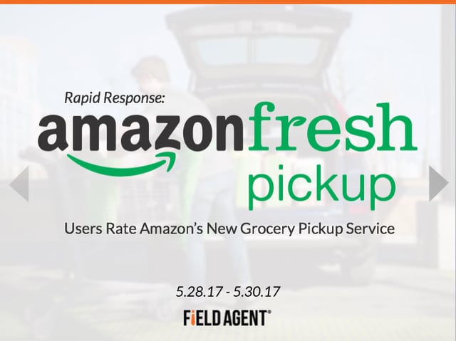 AmazonFresh Pickup Report
