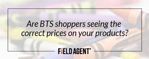 Are BTS shoppers seeing the correct prices on your products?