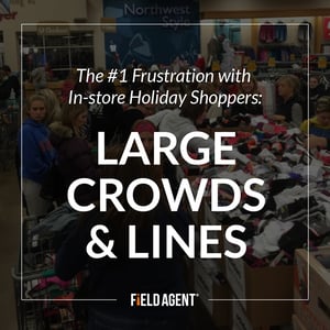 The #1 Frustration with In-Store Holiday Shoppers: Large Crowds & Lines 