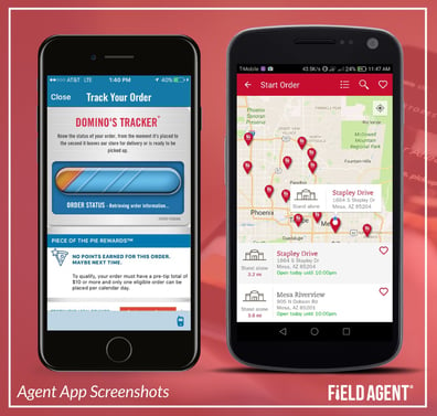 Agent App Screenshots: Fast Food Ordering