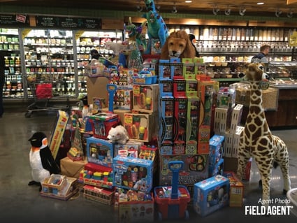 Whole Foods Toys Display