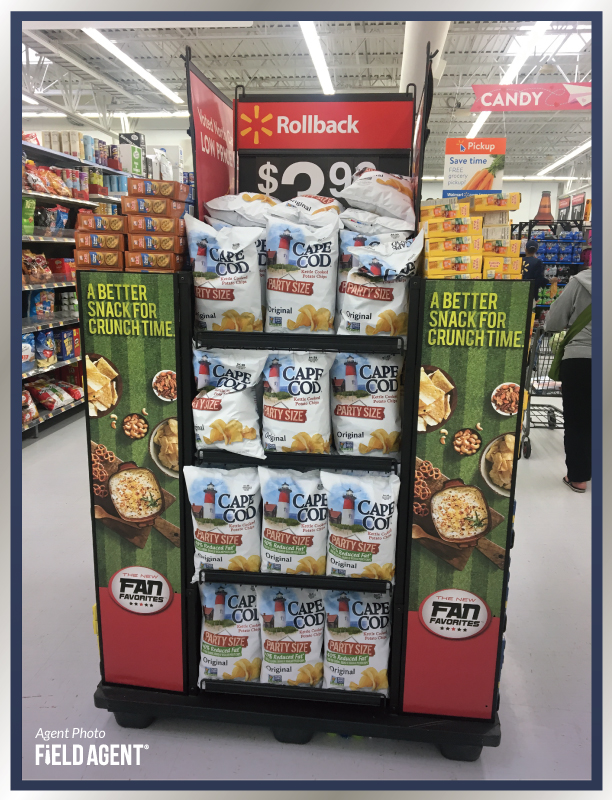 Super Bowl Display Agent Photo Cape Cod Chips