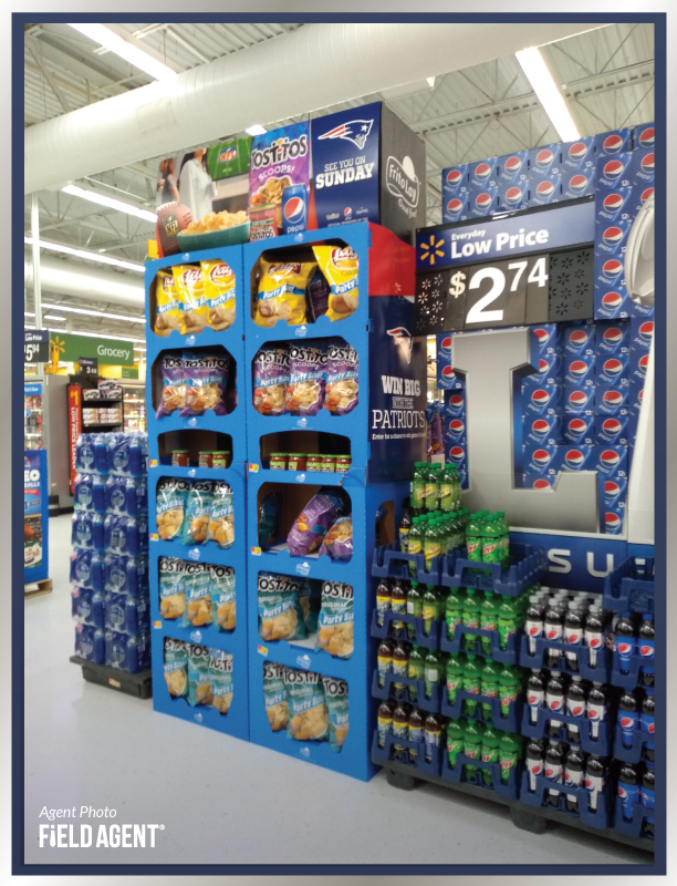 Super Bowl Displays Agent Photo Lays Chips Tostitos