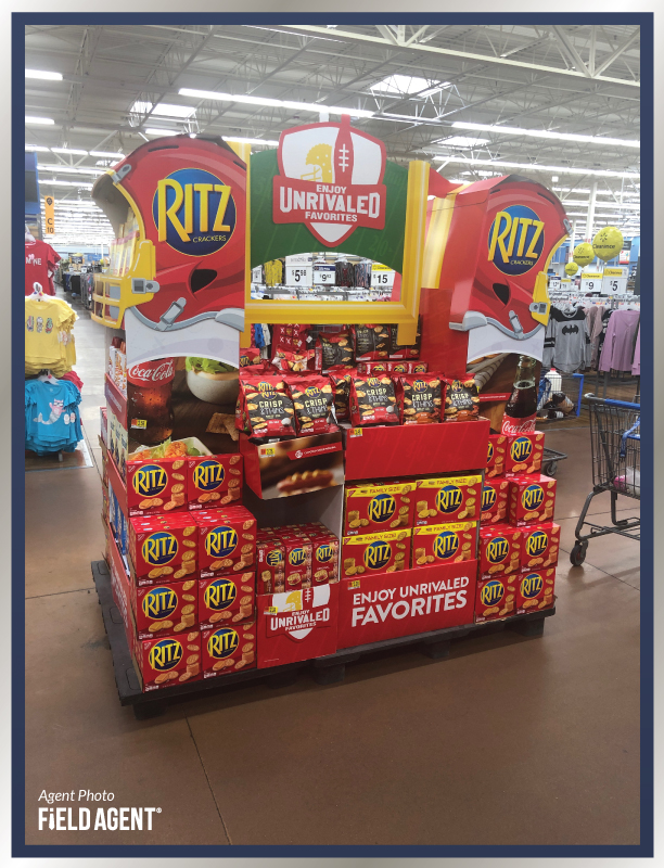 Super Bowl Display Agent Photo Ritz Crackers