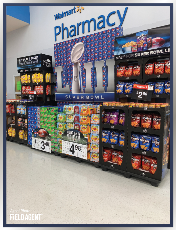 Super Bowl Display Agent Photo Doritos Pepsi Lays Chips