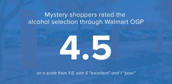 Walmart Alcohol OGP Rating