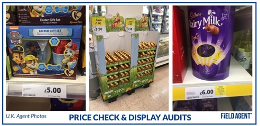 U.K. Agent Photos of Price Check & Display Audits 