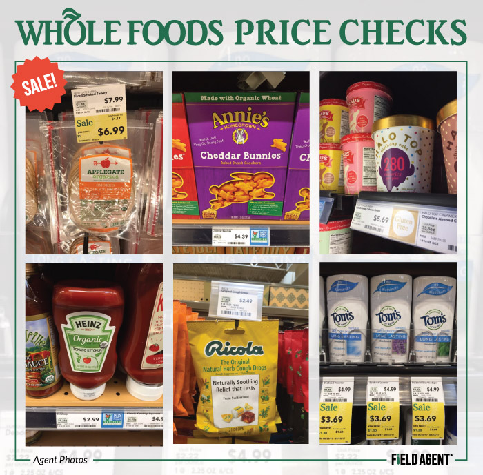 Whole Foods Price Checks - Agent Photos