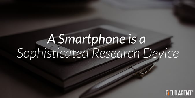 A Smartphone is a Sophisticated Research Device