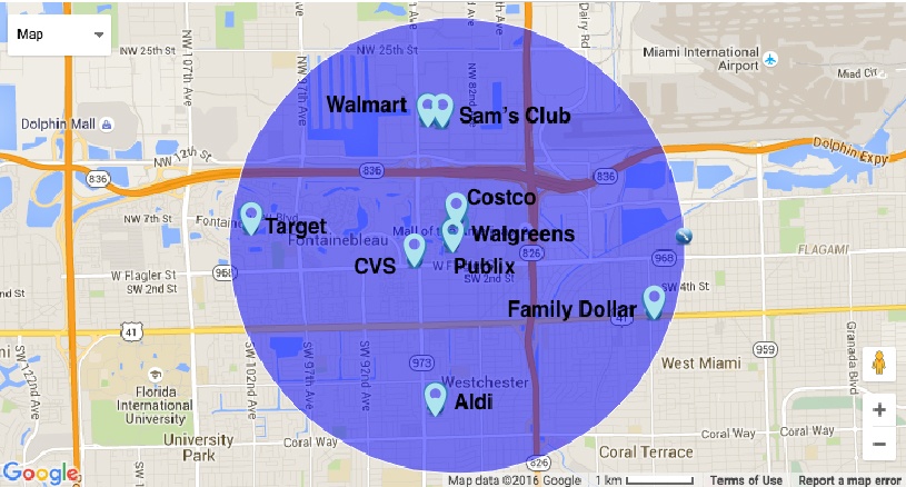 Field Agent 360 Map of Miami