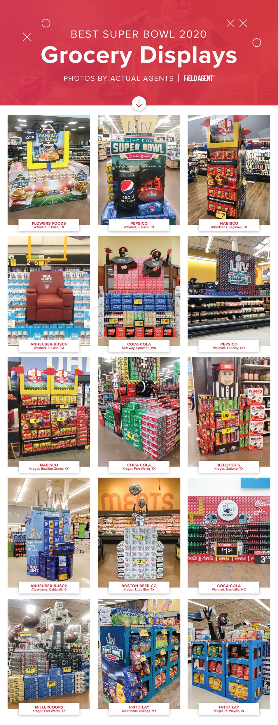 Super Bowl 2020 Best Grocery Store Displays