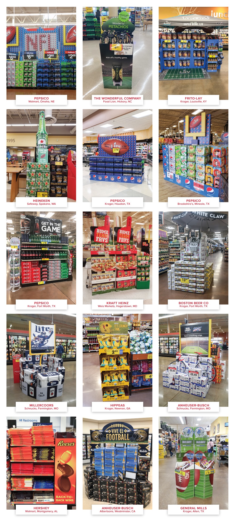 Super Bowl 2020 Best Grocery Store Displays